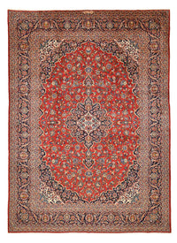 Tapis persan - Classique - Royal - 413 x 296 cm - rouge