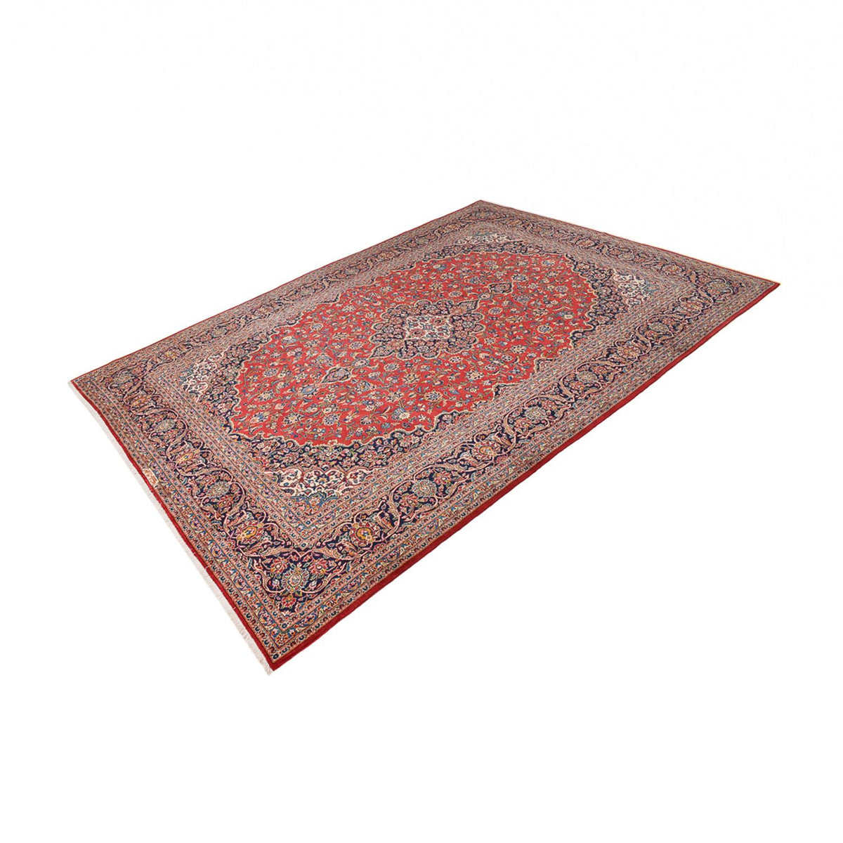 Tapis persan - Classique - Royal - 413 x 296 cm - rouge