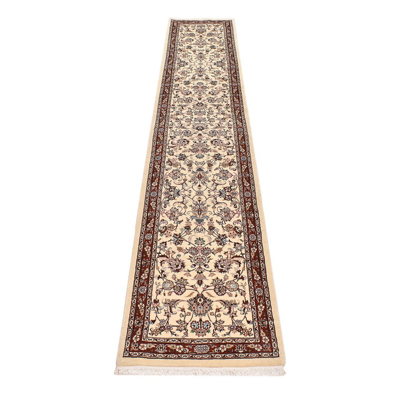 Tapis de couloir Tapis persan - Classique - 403 x 75 cm - beige clair