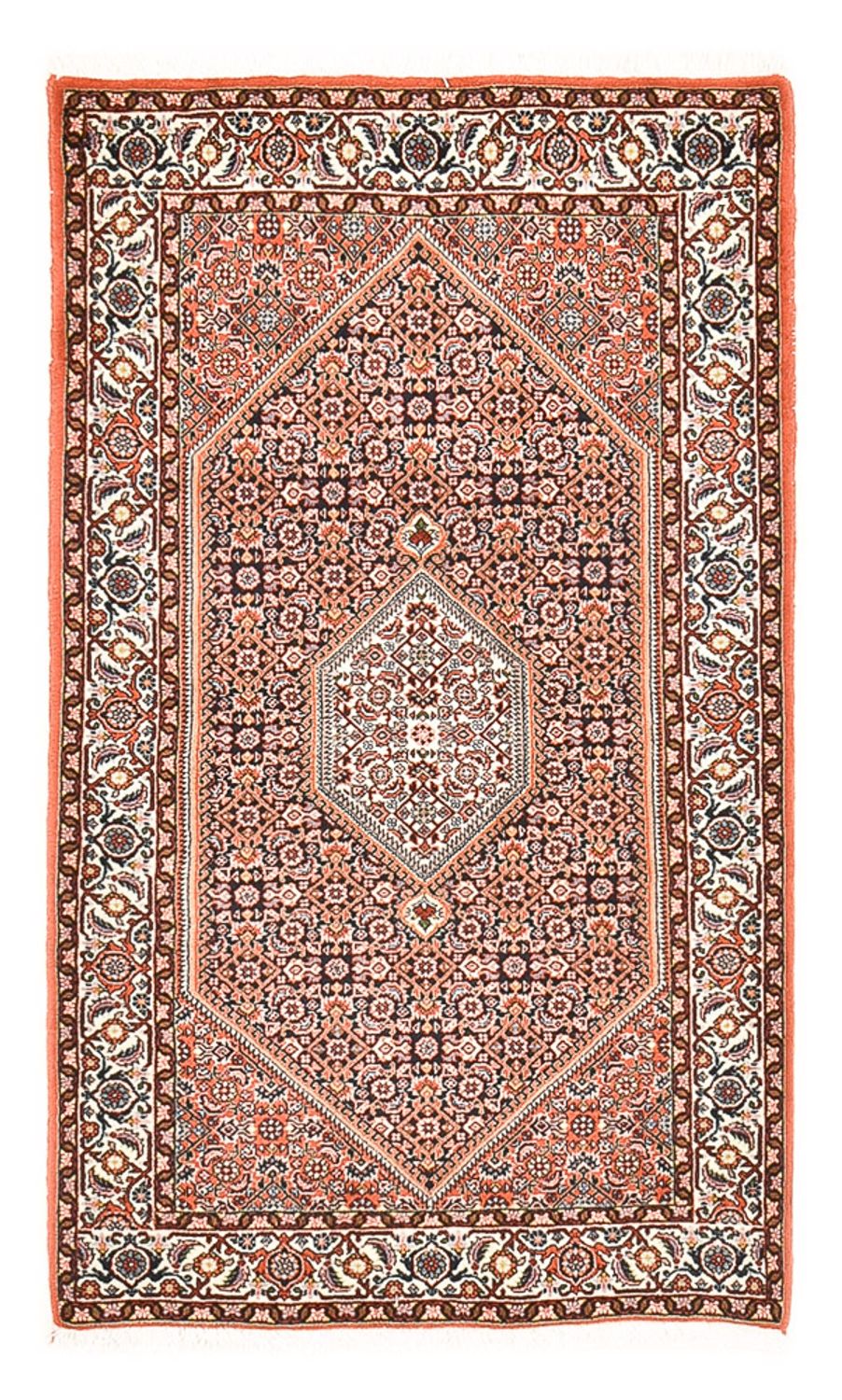 Tapis persan - Bidjar - 140 x 85 cm - rouille