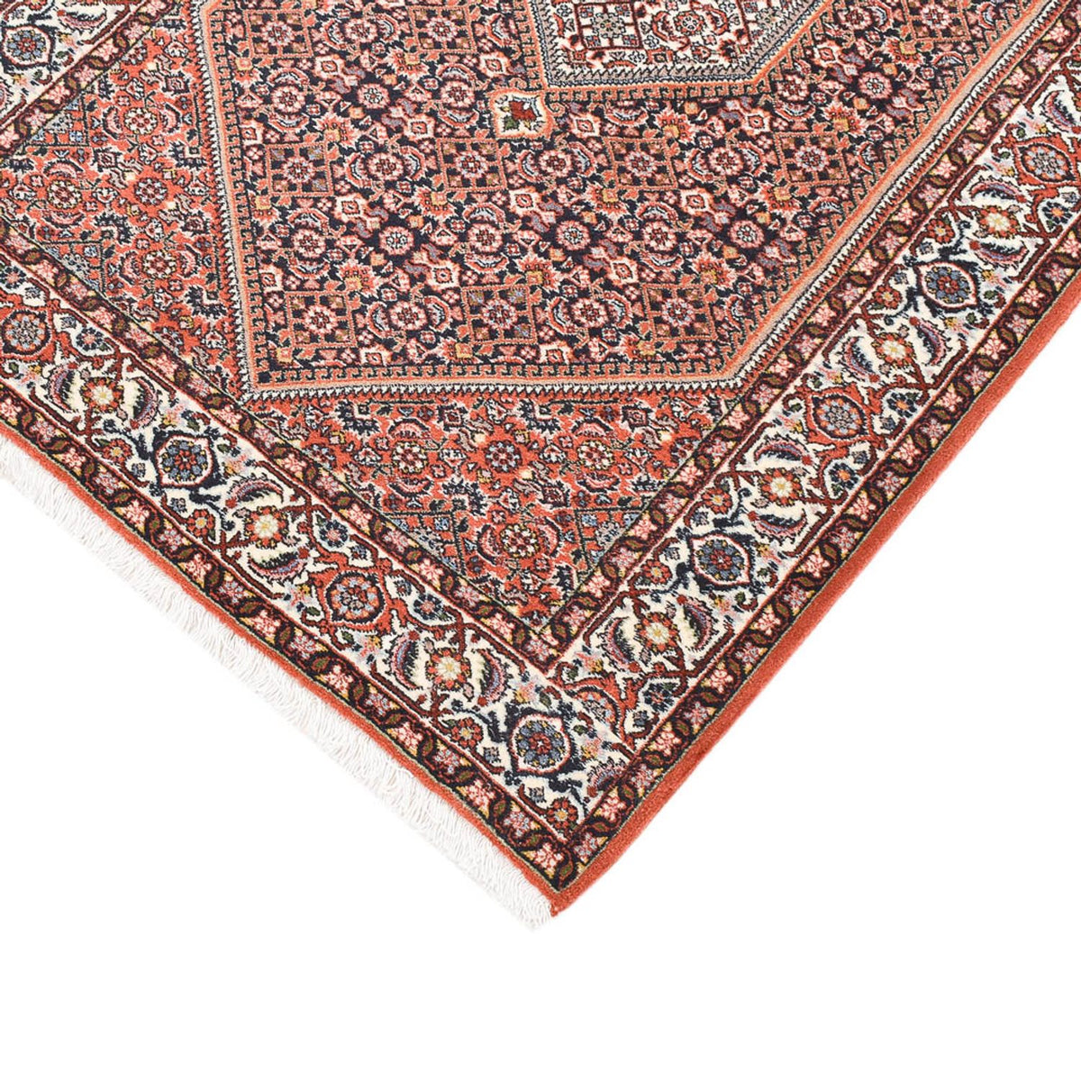 Tapis persan - Bidjar - 140 x 85 cm - rouille