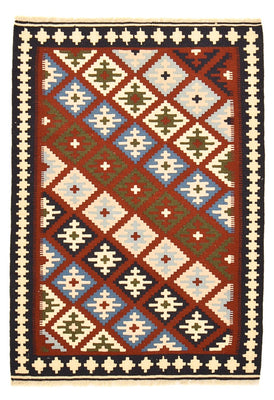Tapis Kelim - Oriental - 145 x 100 cm - multicolore