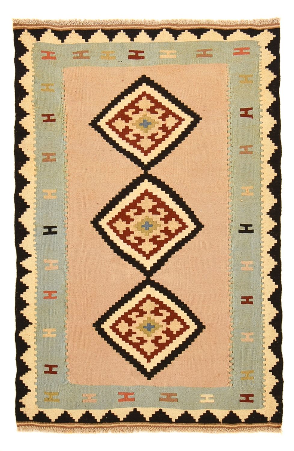 Tapis Kelim - Oriental - 155 x 100 cm - multicolore