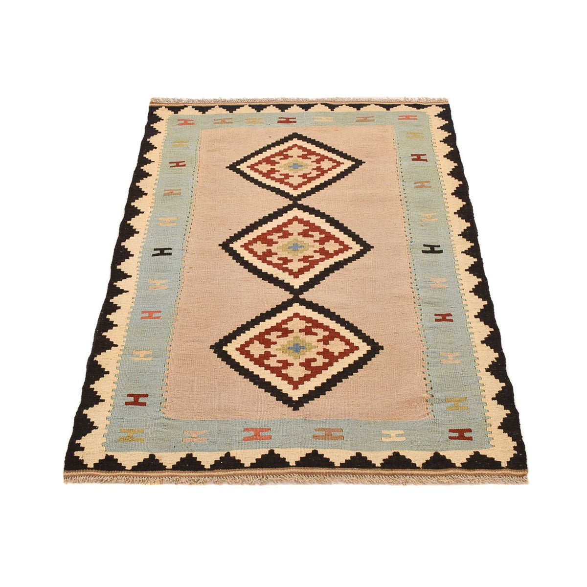 Tapis Kelim - Oriental - 155 x 100 cm - multicolore