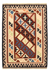 Tapis Kelim - Oriental - 147 x 102 cm - multicolore