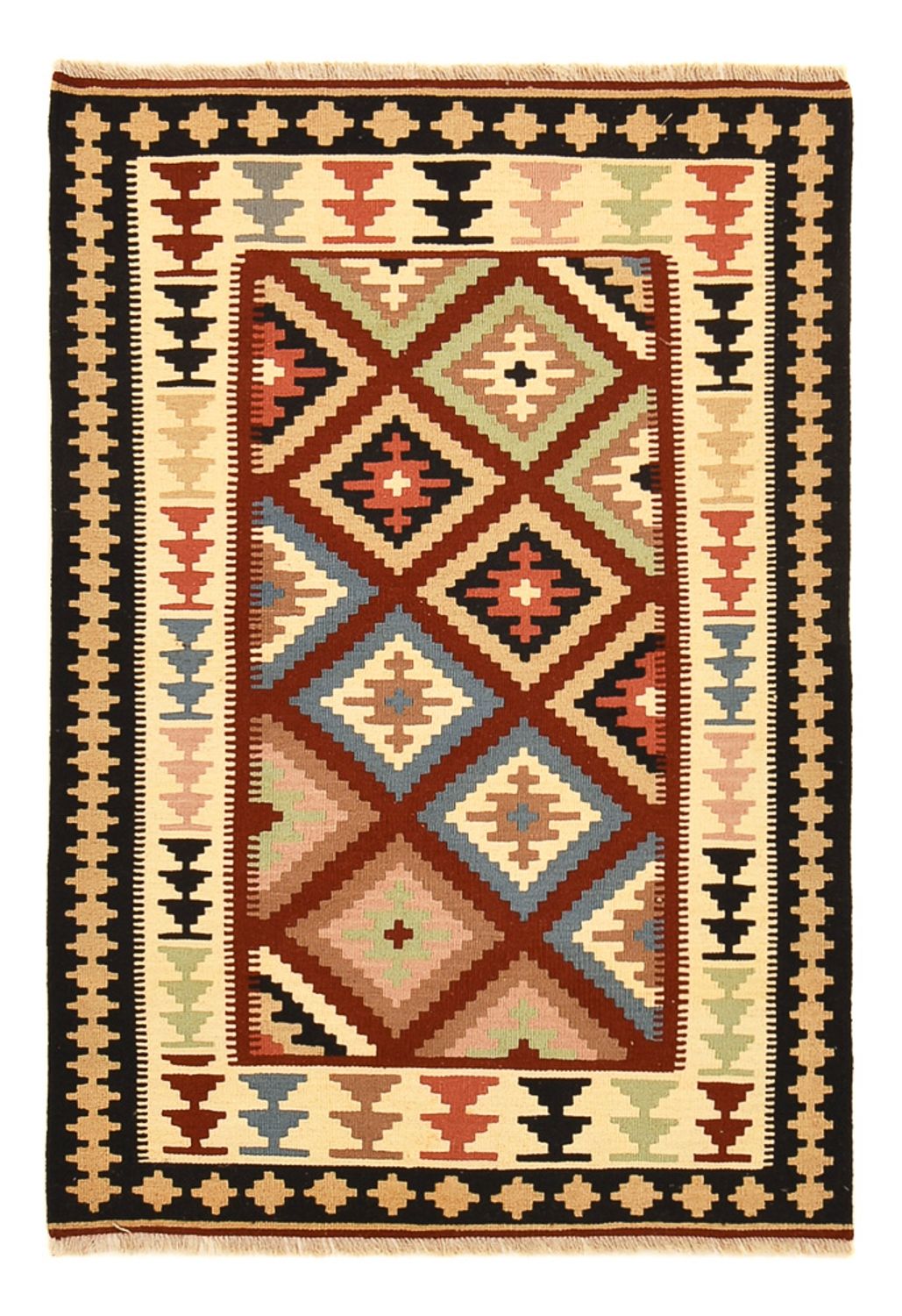 Tapis Kelim - Oriental - 150 x 103 cm - multicolore