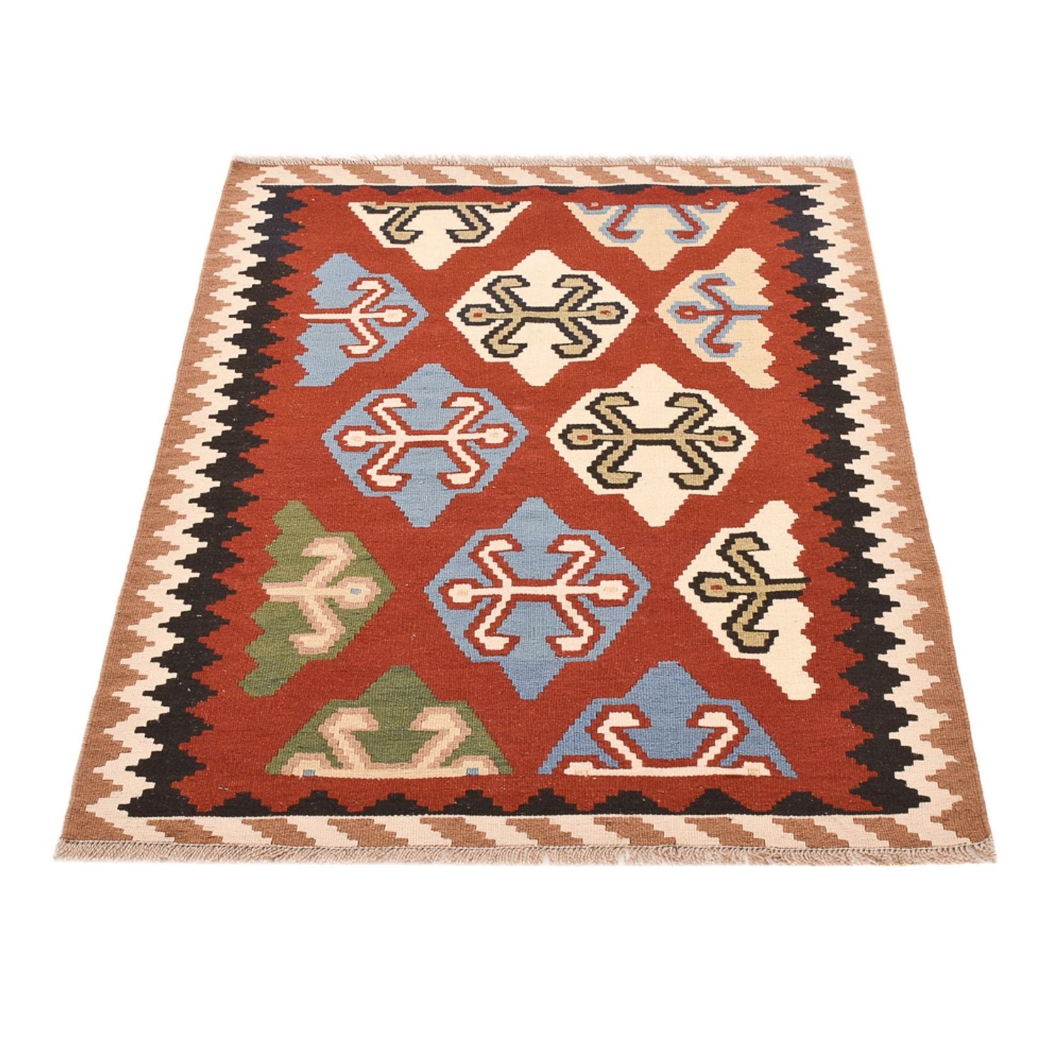 Tapis Kelim - Oriental - 146 x 100 cm - multicolore