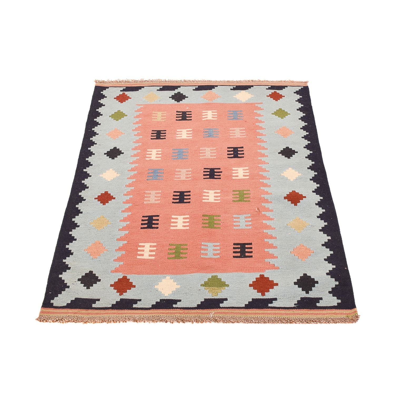 Tapis Kelim - Oriental - 143 x 100 cm - multicolore