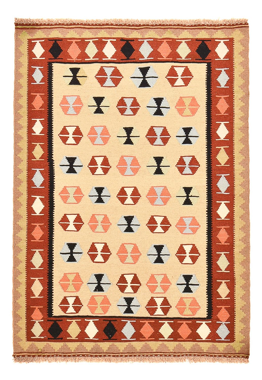 Tapis Kelim - Oriental - 152 x 107 cm - multicolore