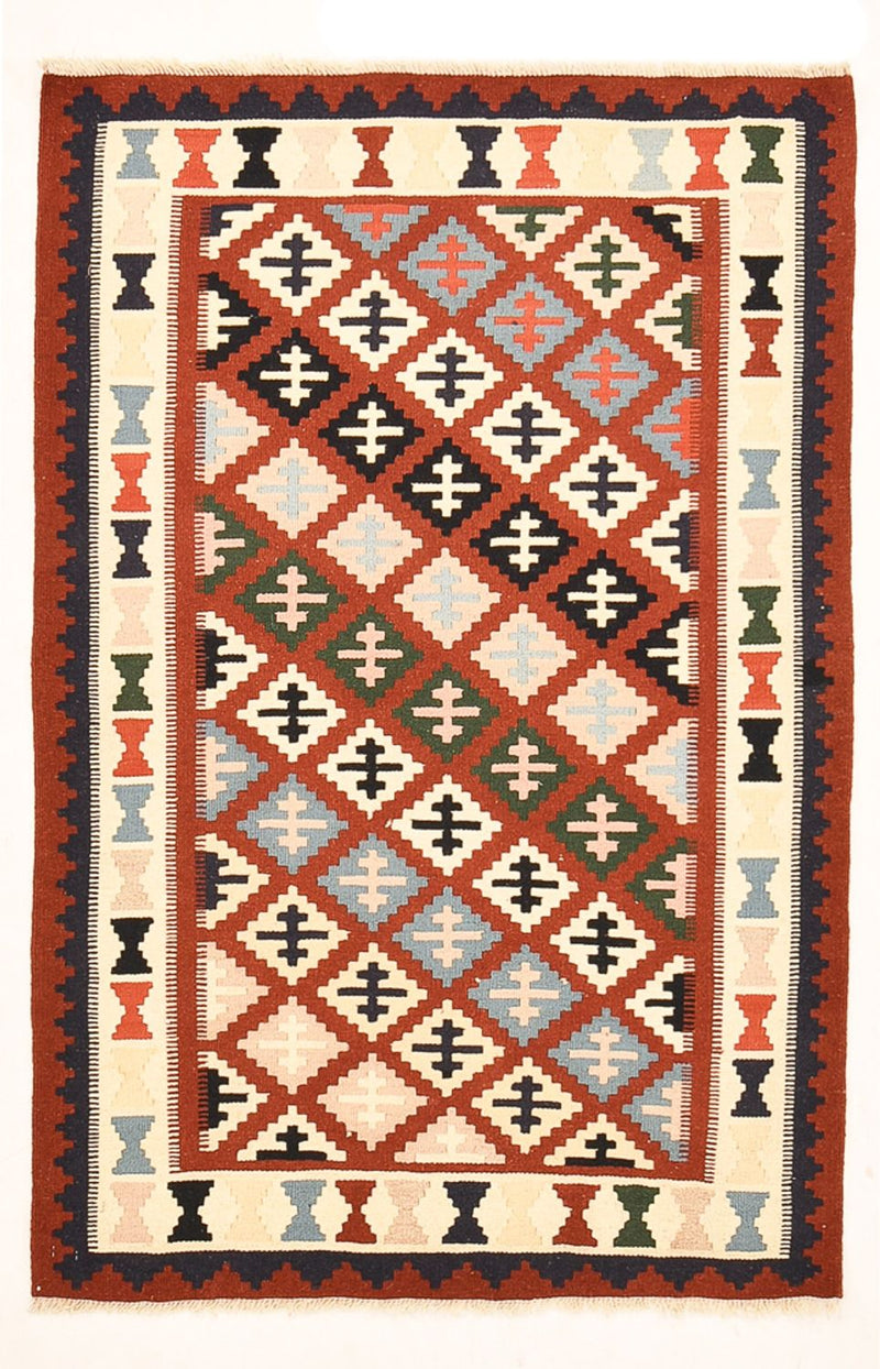 Tapis Kelim - Oriental - 155 x 100 cm - multicolore