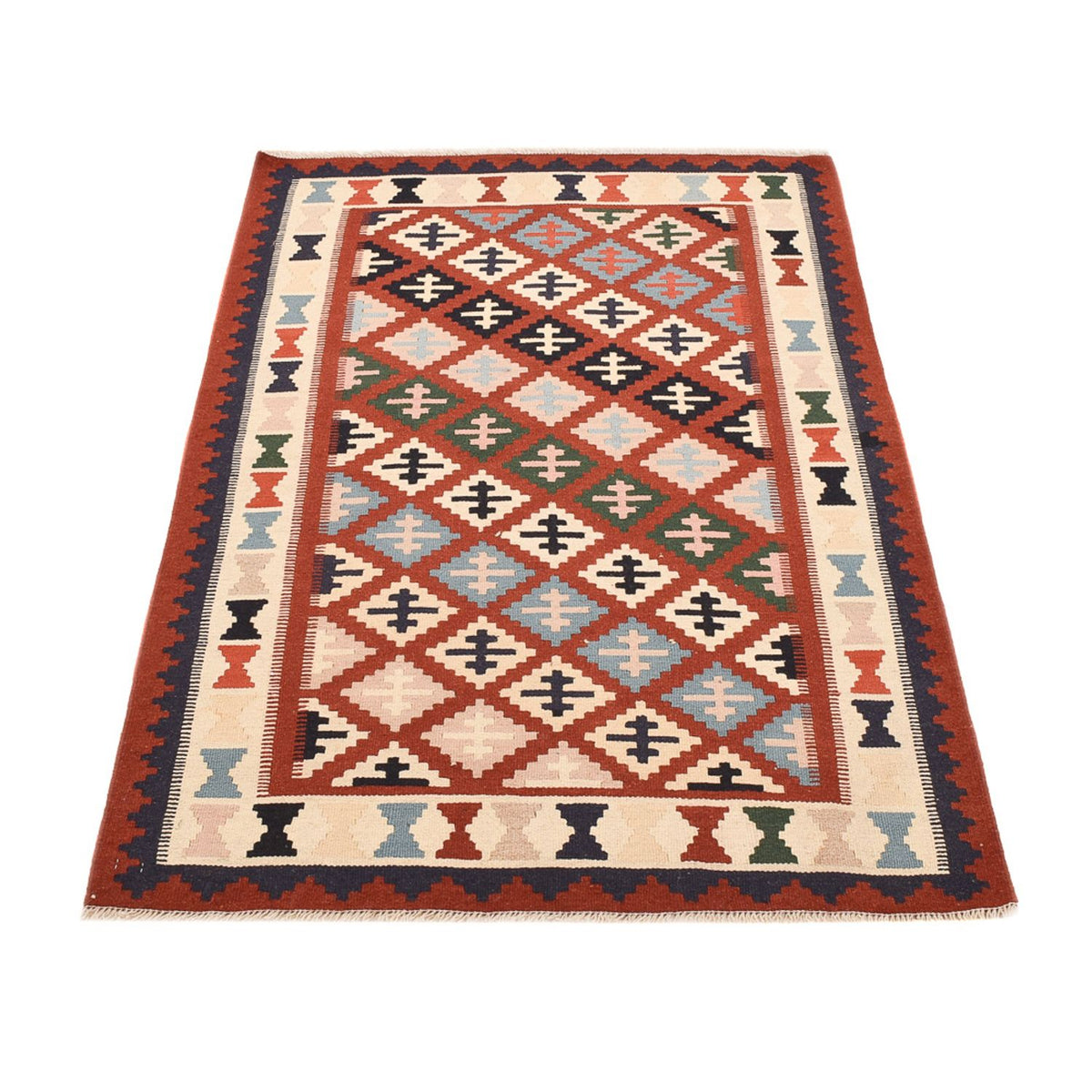 Tapis Kelim - Oriental - 155 x 100 cm - multicolore