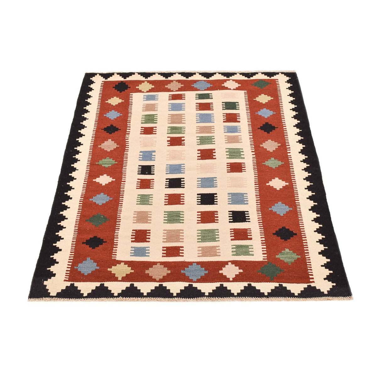 Tapis Kelim - Oriental - 146 x 103 cm - multicolore