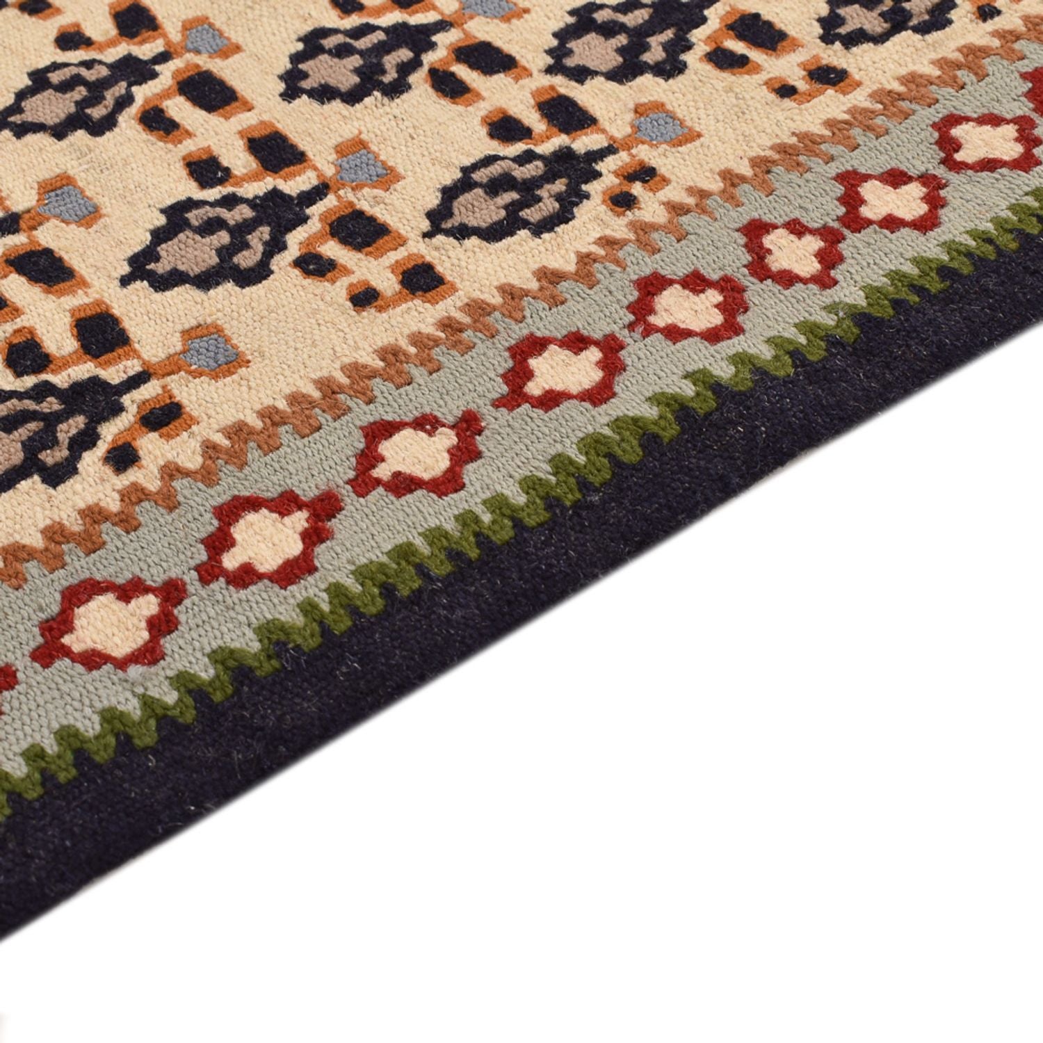 Tapis Kelim - Oriental - 85 x 82 cm - crème