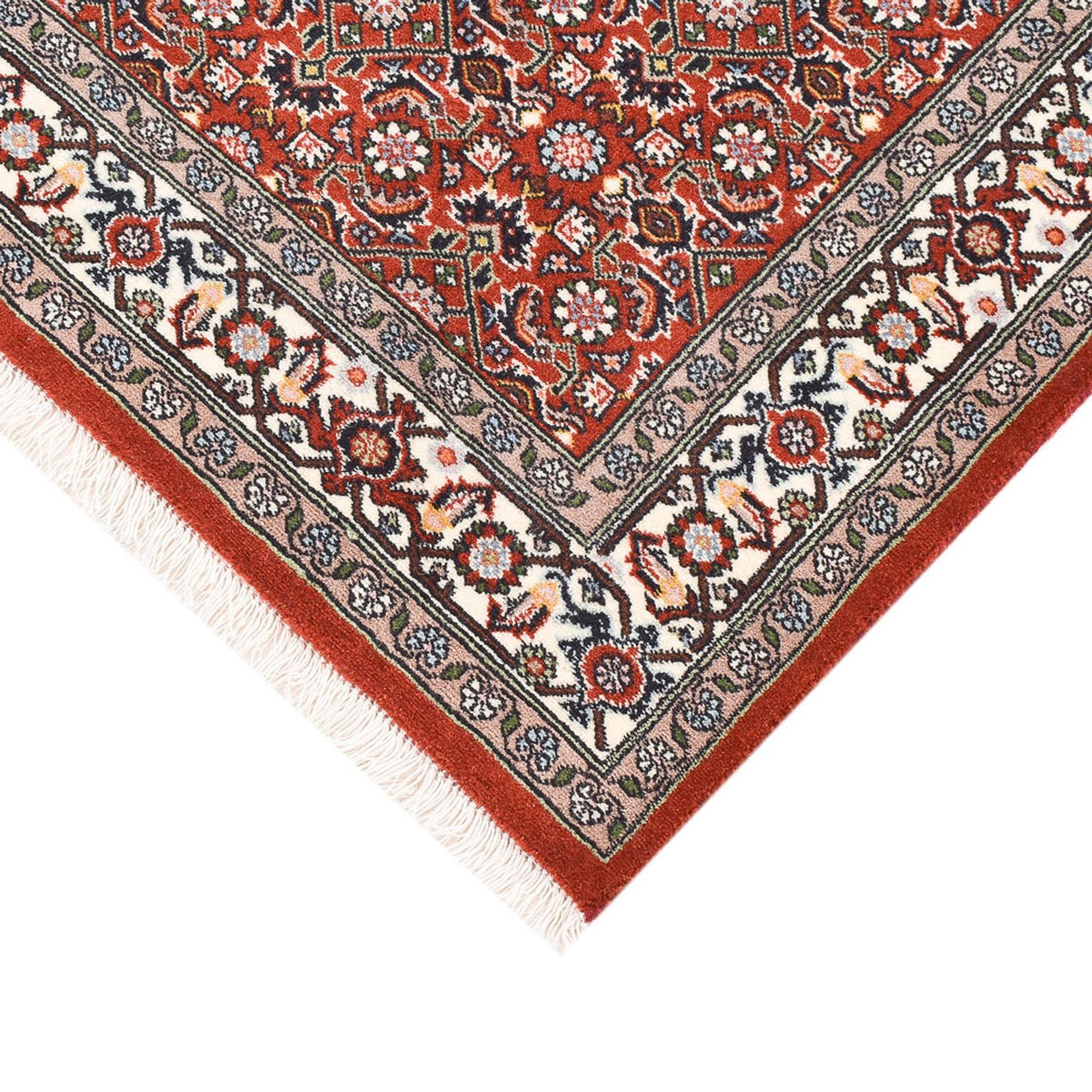 Tapis persan - Bidjar - 142 x 82 cm - rouille