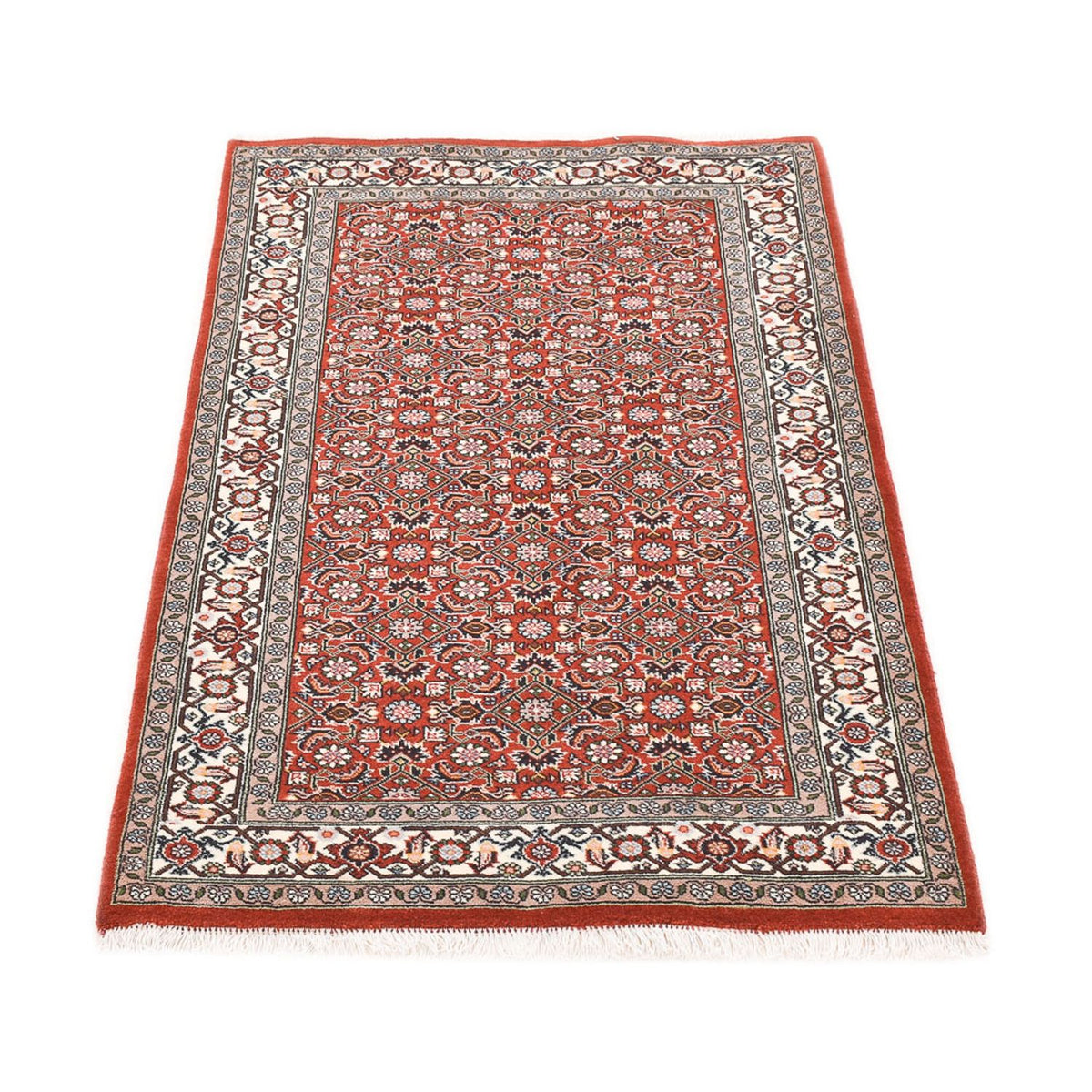 Tapis persan - Bidjar - 142 x 82 cm - rouille