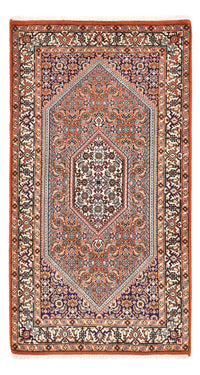 Tapis persan - Bidjar - 145 x 78 cm - rouge bordeaux
