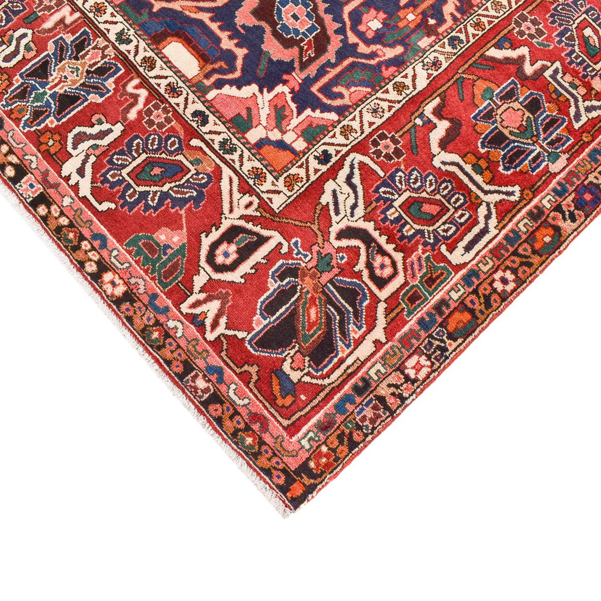 Tapis persan - Nomadic - 380 x 320 cm - rouge