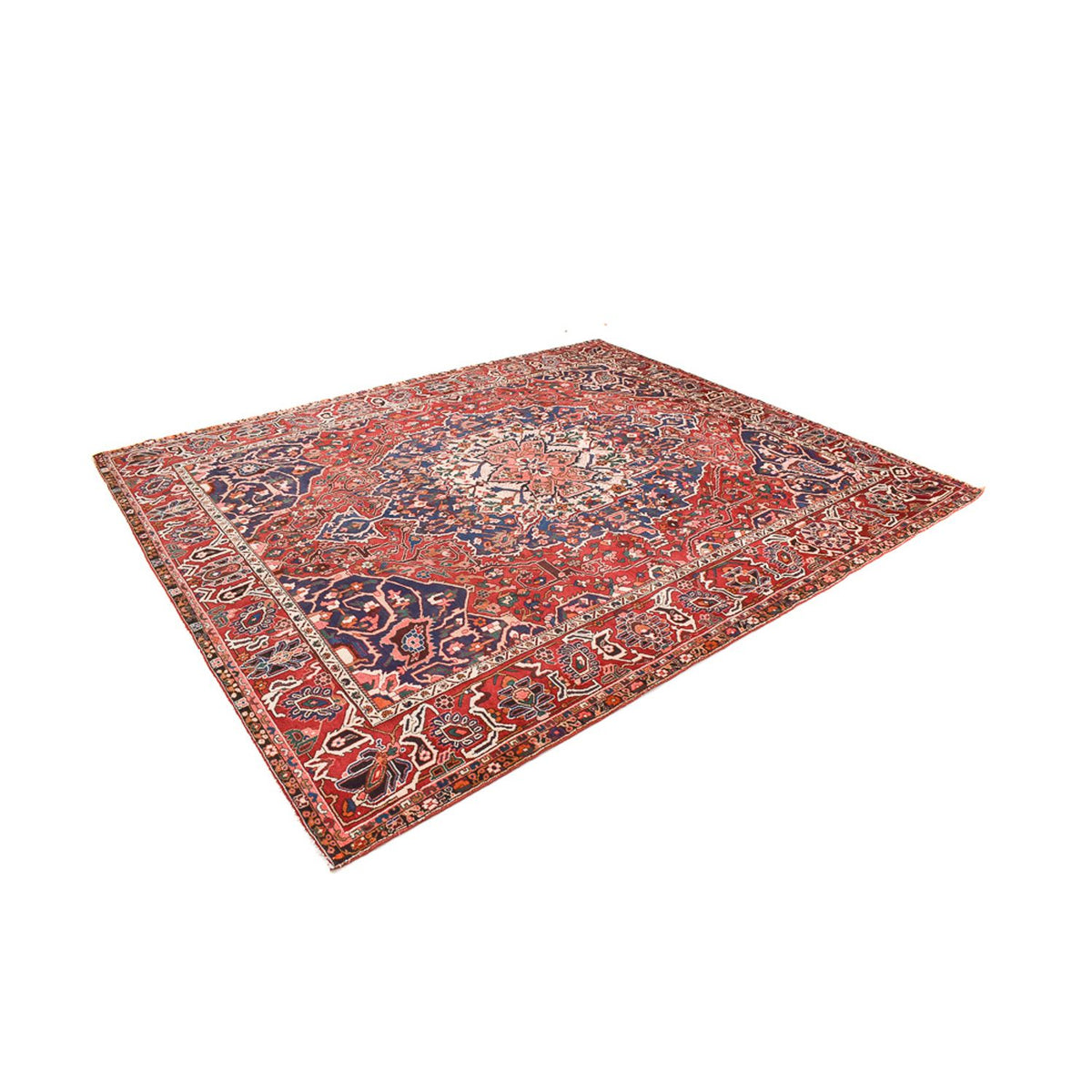 Tapis persan - Nomadic - 380 x 320 cm - rouge