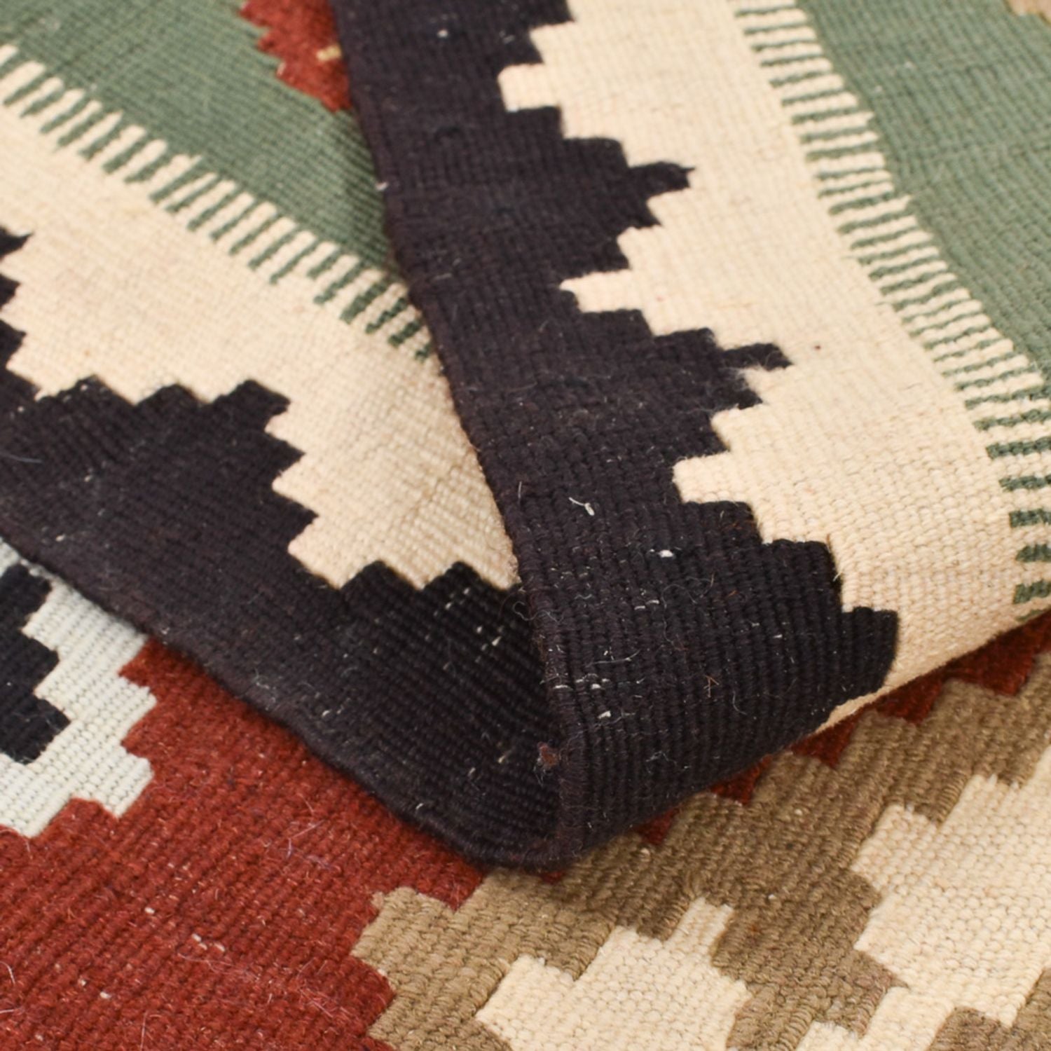 Tapis Kelim - Oriental - 146 x 110 cm - multicolore
