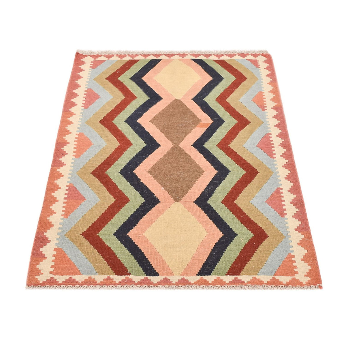 Tapis Kelim - Oriental - 145 x 94 cm - multicolore