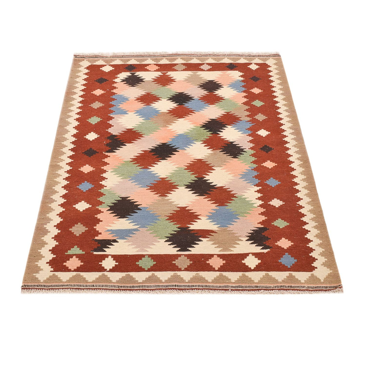 Tapis Kelim - Oriental - 150 x 105 cm - multicolore