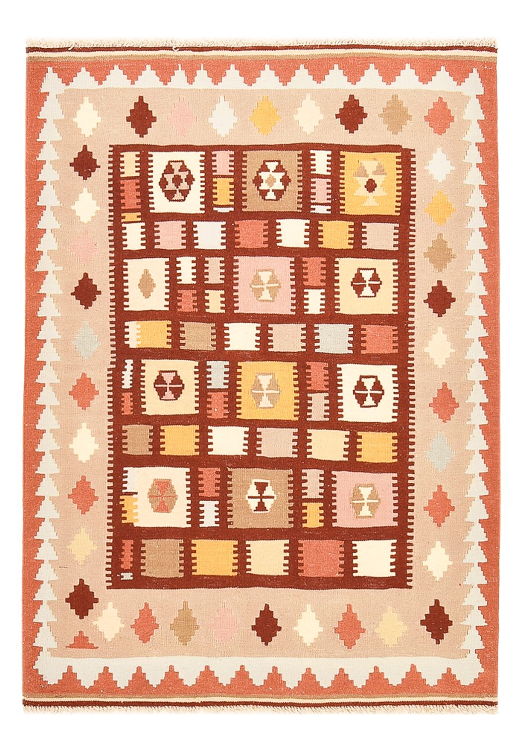 Tapis Kelim - Oriental - 147 x 103 cm - multicolore