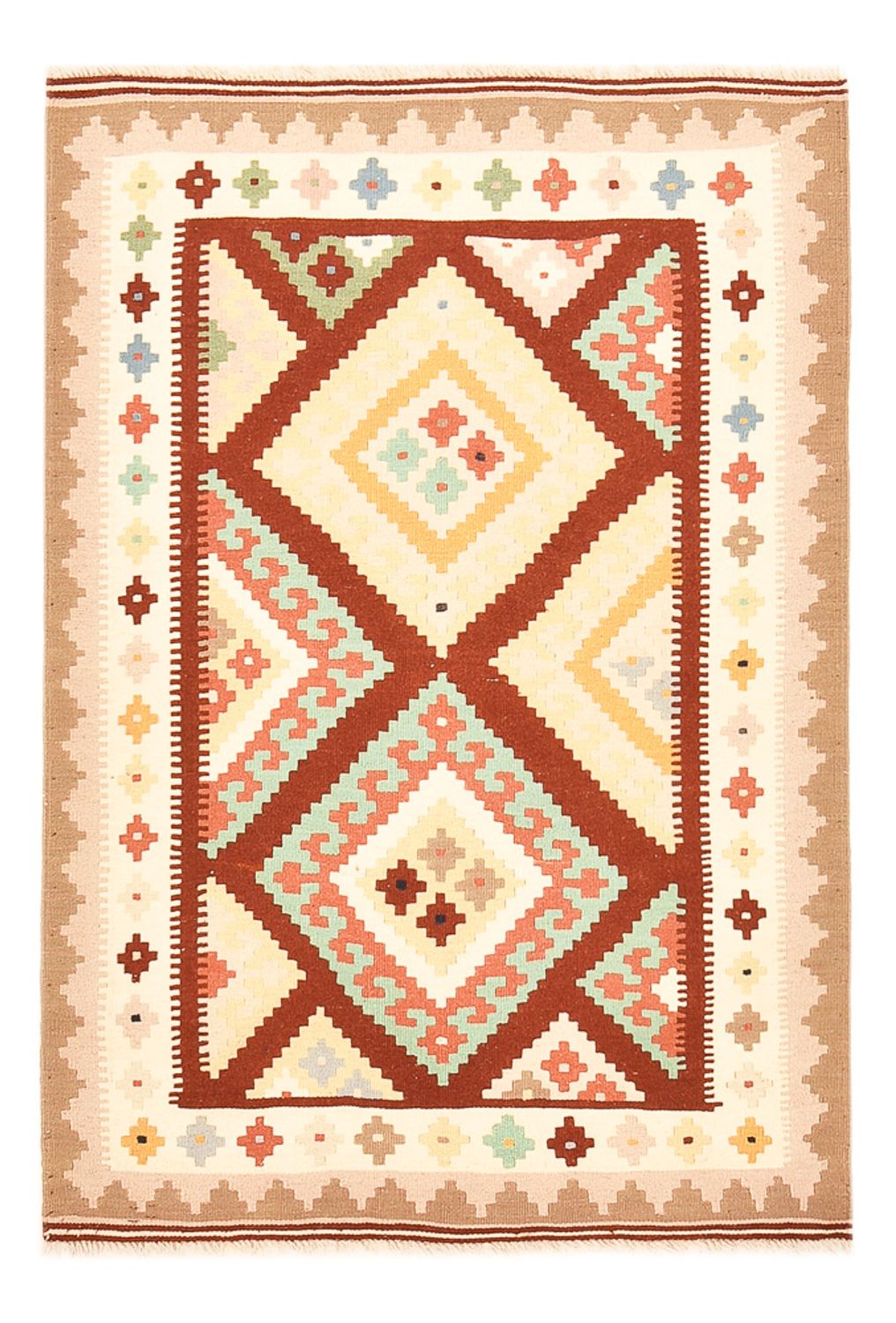 Tapis Kelim - Oriental - 150 x 103 cm - multicolore