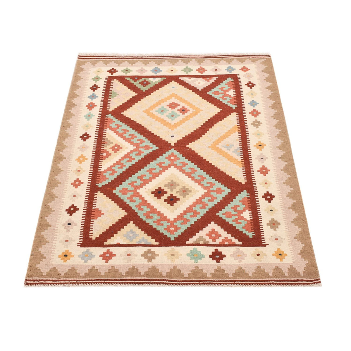 Tapis Kelim - Oriental - 150 x 103 cm - multicolore