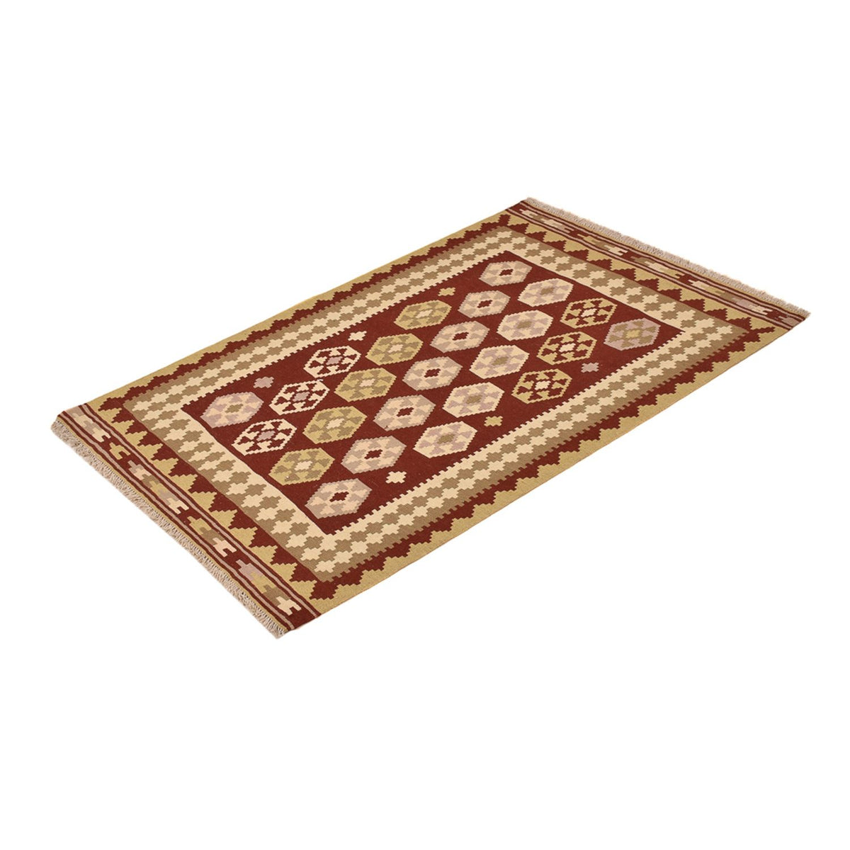 Tapis Kelim - Oriental - 155 x 100 cm - multicolore
