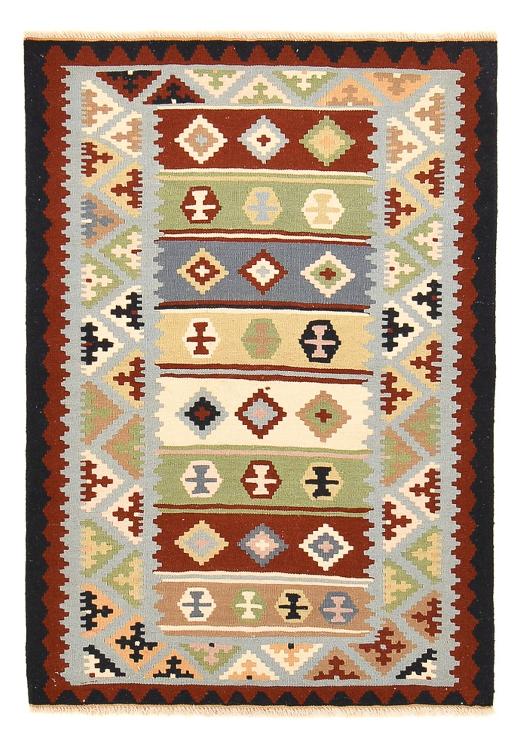 Tapis Kelim - Oriental - 146 x 103 cm - multicolore