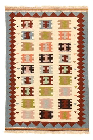 Tapis Kelim - Oriental - 140 x 97 cm - multicolore