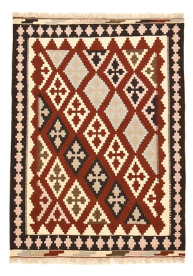 Tapis Kelim - Oriental - 146 x 110 cm - multicolore