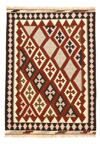 Tapis Kelim - Oriental - 146 x 110 cm - multicolore