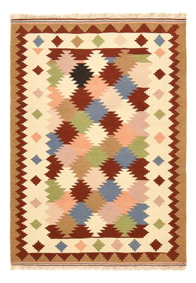 Tapis Kelim - Oriental - 145 x 106 cm - multicolore