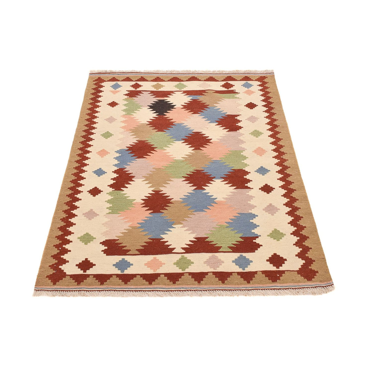 Tapis Kelim - Oriental - 145 x 106 cm - multicolore