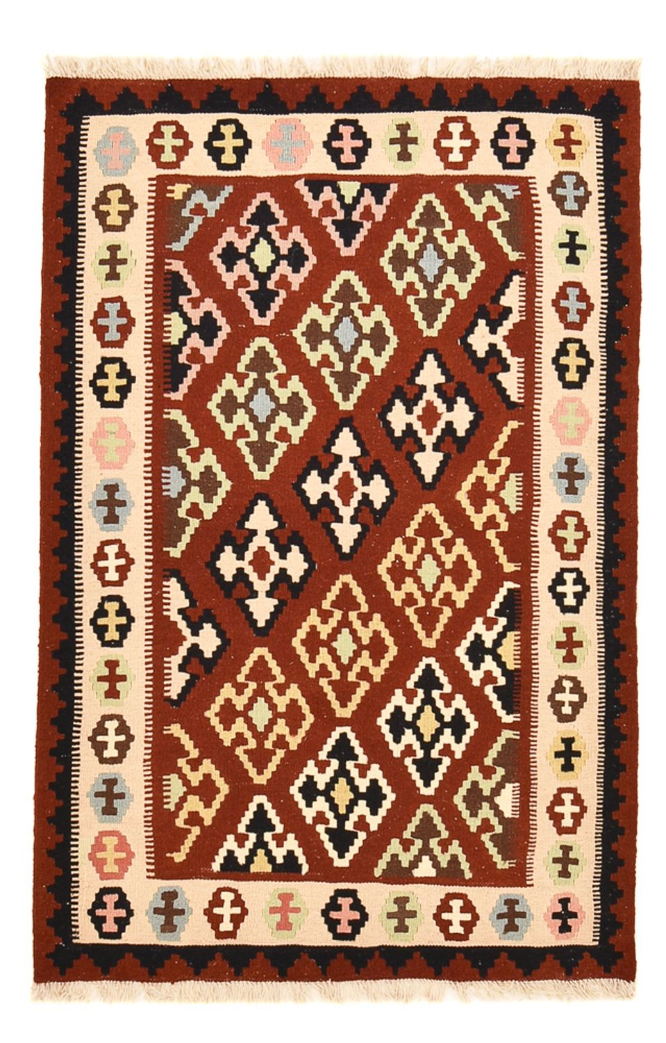 Tapis Kelim - Oriental - 150 x 102 cm - multicolore