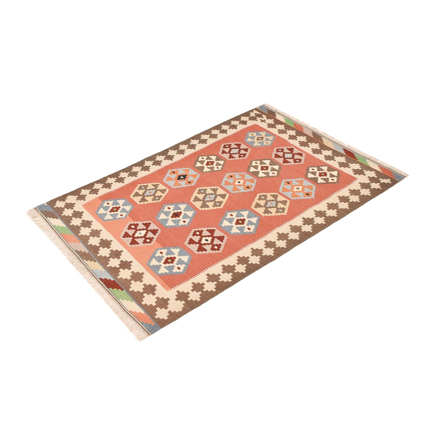 Tapis Kelim - Oriental - 146 x 100 cm - multicolore
