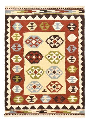 Tapis Kelim - Oriental - 143 x 102 cm - multicolore