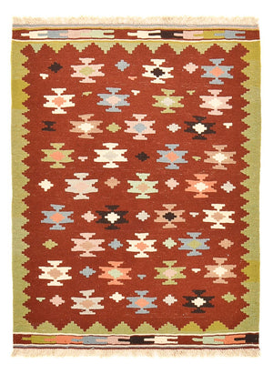 Tapis Kelim - Oriental - 132 x 97 cm - multicolore