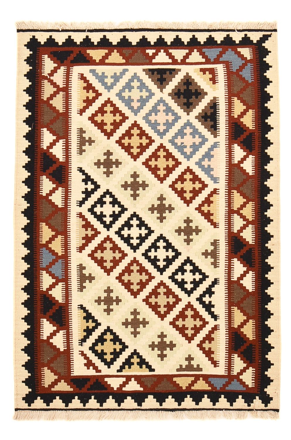Tapis Kelim - Oriental - 146 x 100 cm - multicolore
