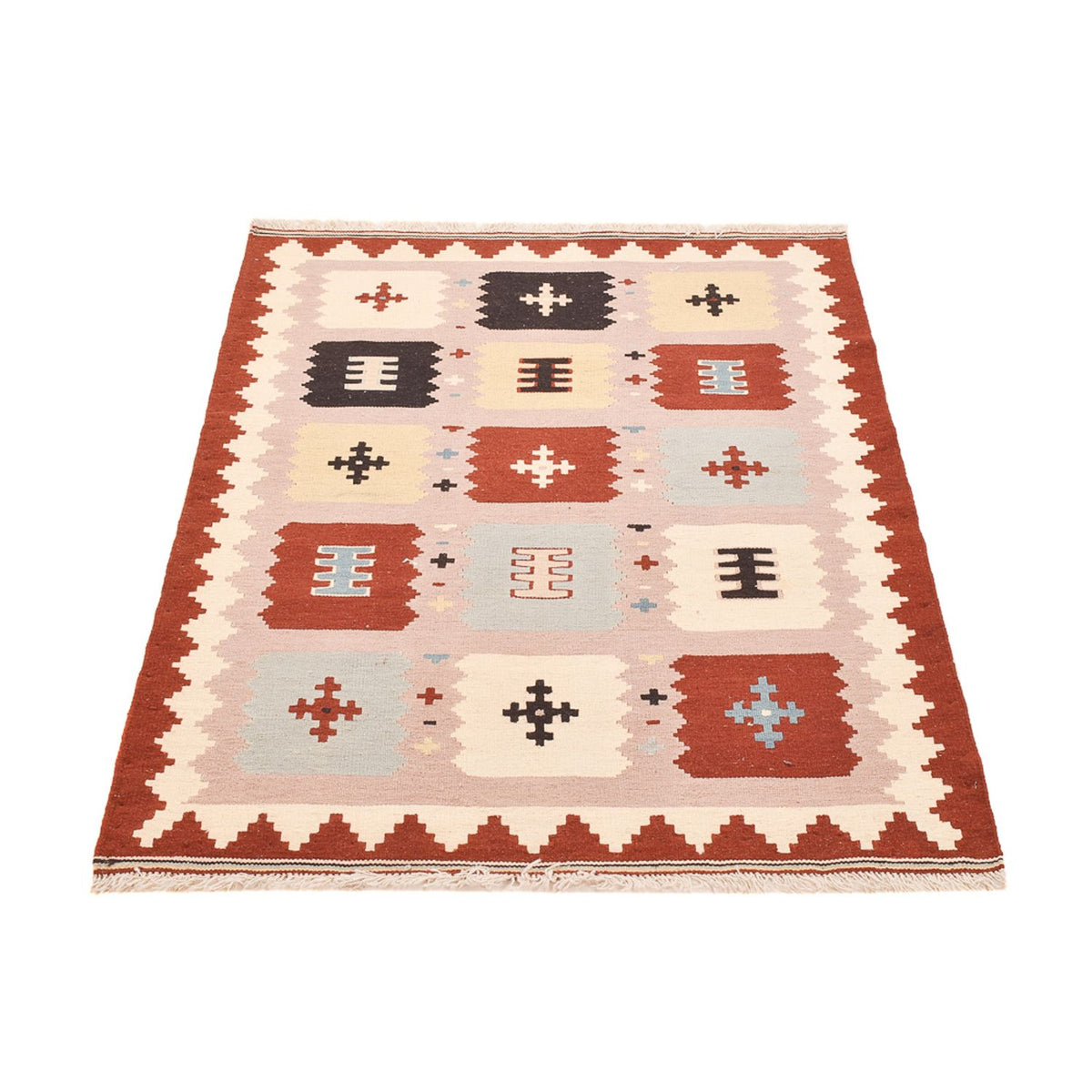 Tapis Kelim - Oriental - 147 x 103 cm - multicolore