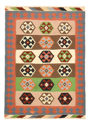 Tapis Kelim - Oriental - 137 x 100 cm - multicolore