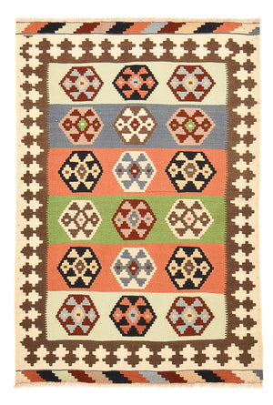 Tapis Kelim - Oriental - 146 x 98 cm - multicolore