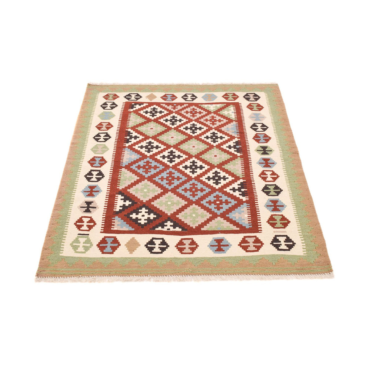 Tapis Kelim - Oriental - 144 x 108 cm - multicolore