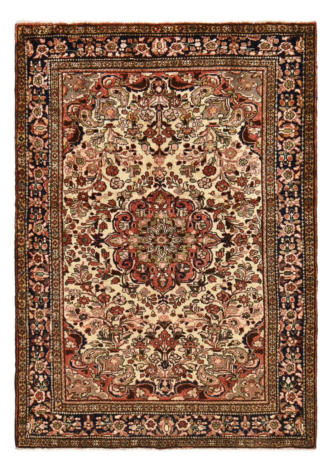 Tapis persan - Nomadic - 209 x 153 cm - beige foncé