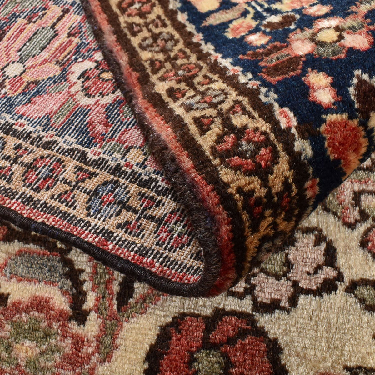 Tapis persan - Nomadic - 209 x 153 cm - beige foncé