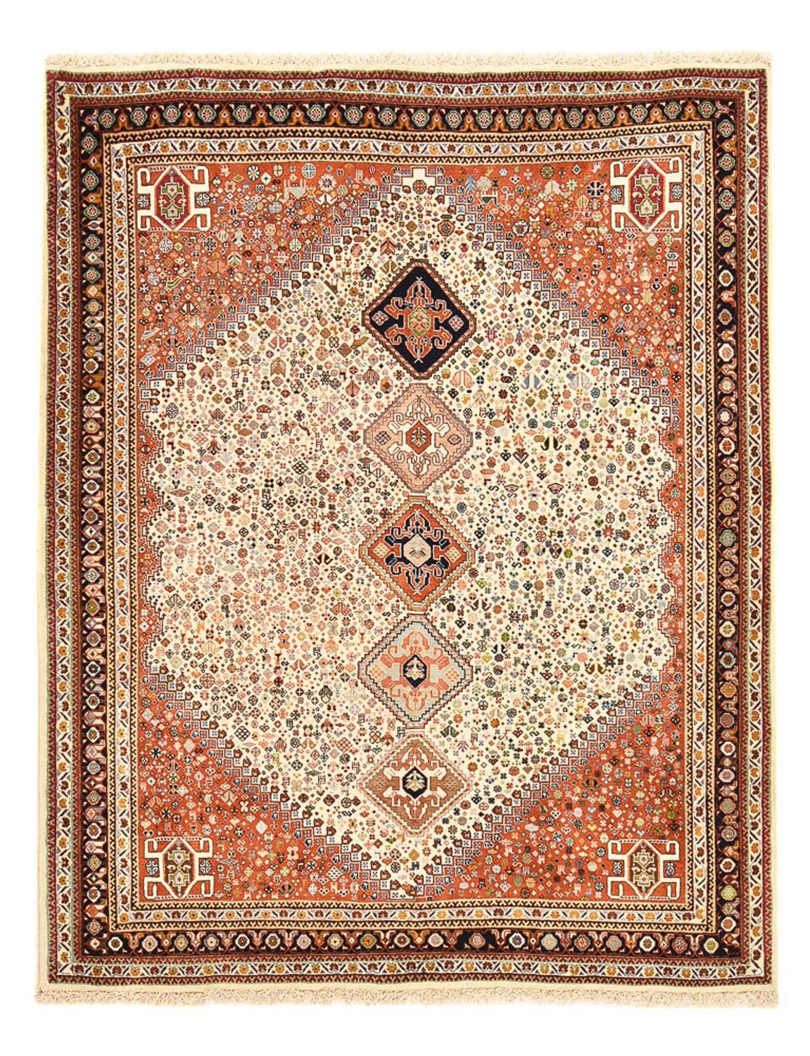 Tapis Gabbeh - Persan Kashkuli - 222 x 174 cm - sable
