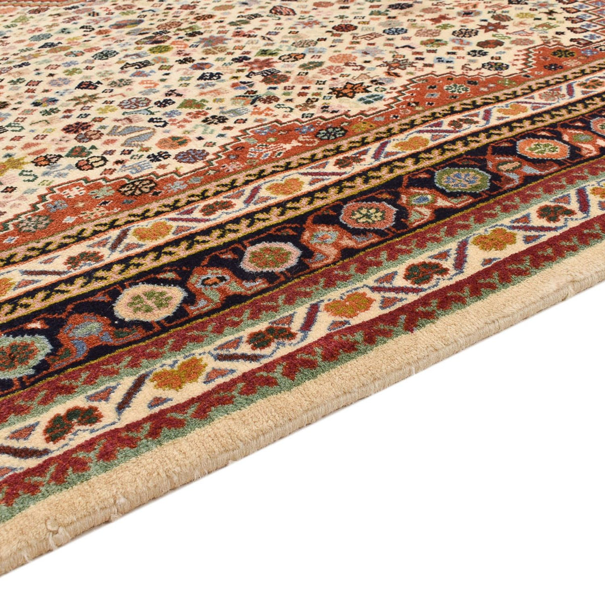 Tapis Gabbeh - Persan Kashkuli - 222 x 174 cm - sable