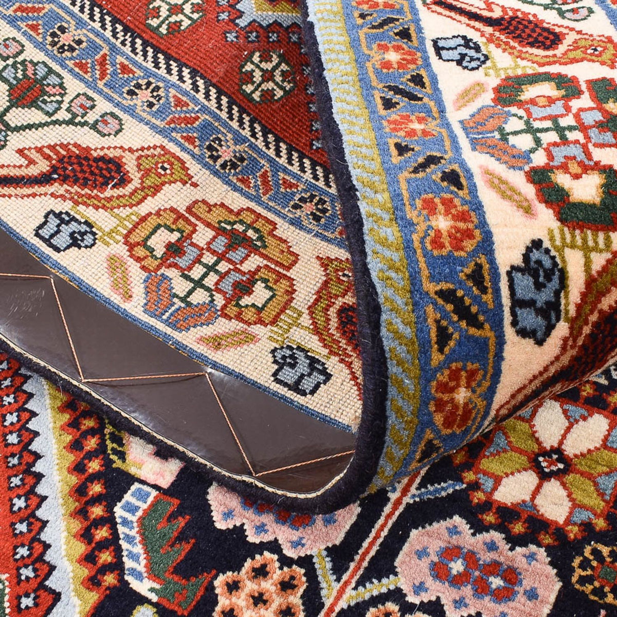 Tapis Gabbeh - Persan Kashkuli - 163 x 116 cm - multicolore