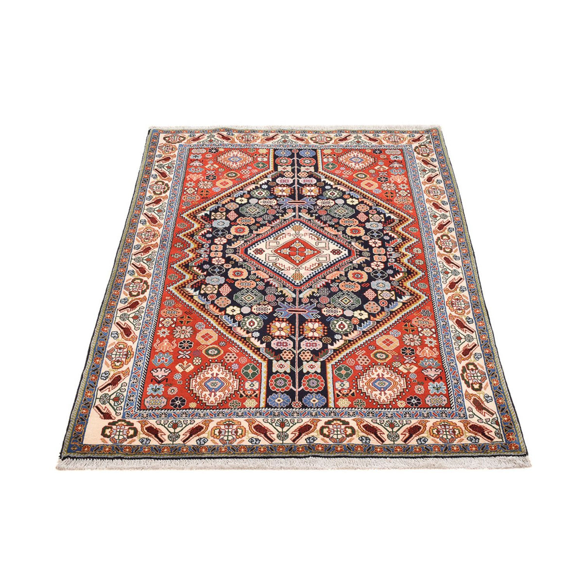 Tapis Gabbeh - Persan Kashkuli - 163 x 116 cm - multicolore